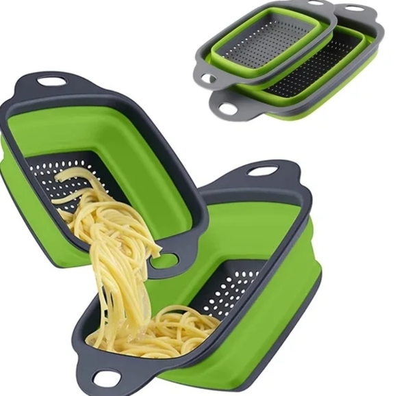 EXTRA Large Foldable Colander SET with FREE Funnel - Picture 6 of 10